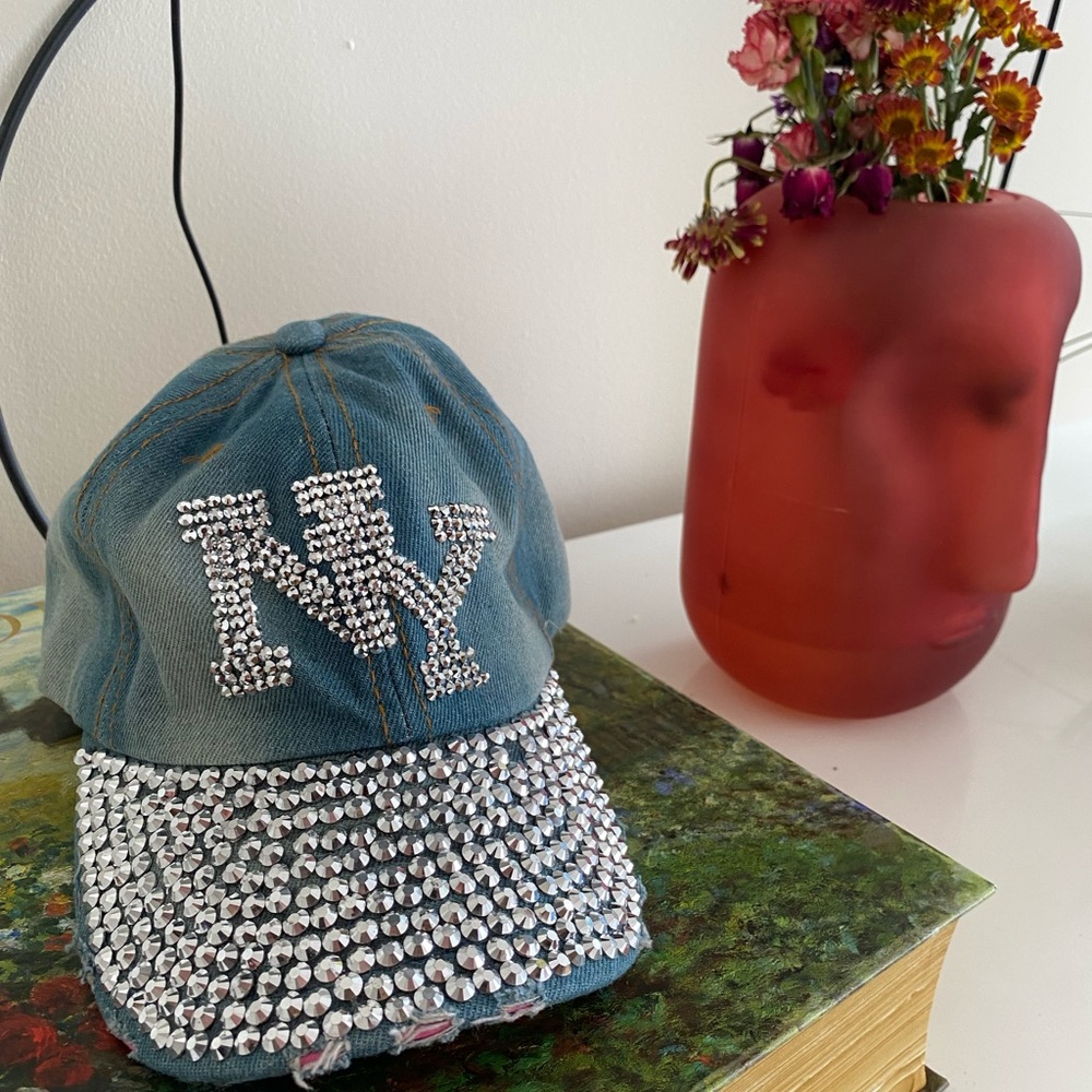 Y2K Bedazzled NY Hat